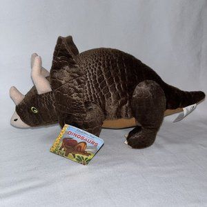 Kohls Cares a Little Golden Book Triceratops Plush Stuffed Animal Toy Approx 15"